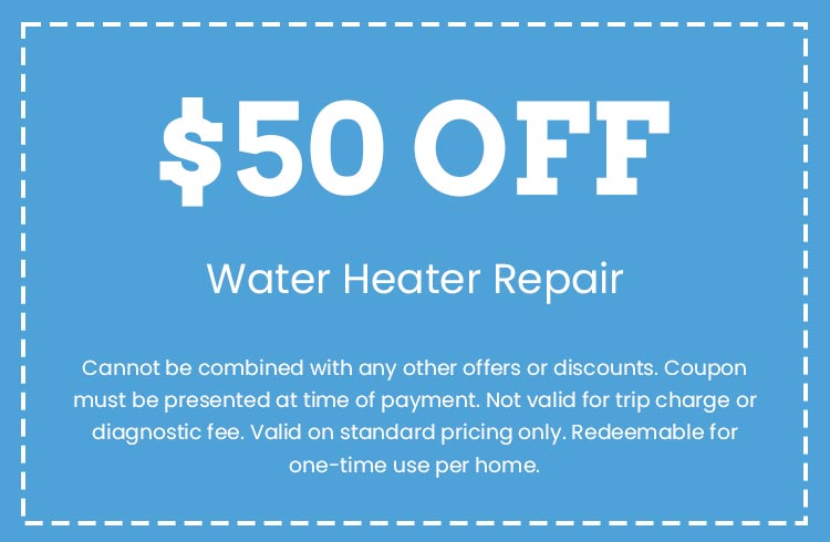 Discount on Water Heater Repair