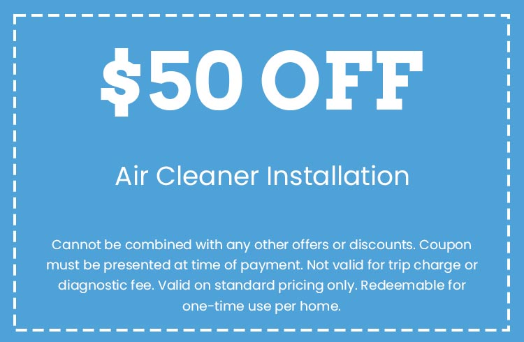 Discount on Air Cleaner Installation