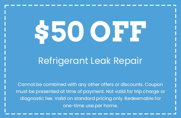 Discount on Refrigerant Leak Repair